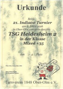 Mixed 35+, TSG Heidesheim 2