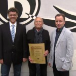 Aushändigung Urkunde an schon ernanntes Ehrenmitglied Heinz Klesius 11-2014
