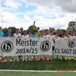 C-Ju-Fussballer Meister nach letztem Saisonspiel, 06-2015