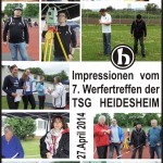 Collage Leichtathletik-Werfertag April 2014