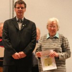 Mitgliederversammlung, Ehrung Hildegard Güttlich 70 Jahre, FK Hei, 03-2014