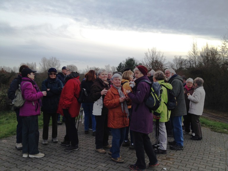 Seniorenwanderung: Mit 28 Teilnehmern nach Budenheim …