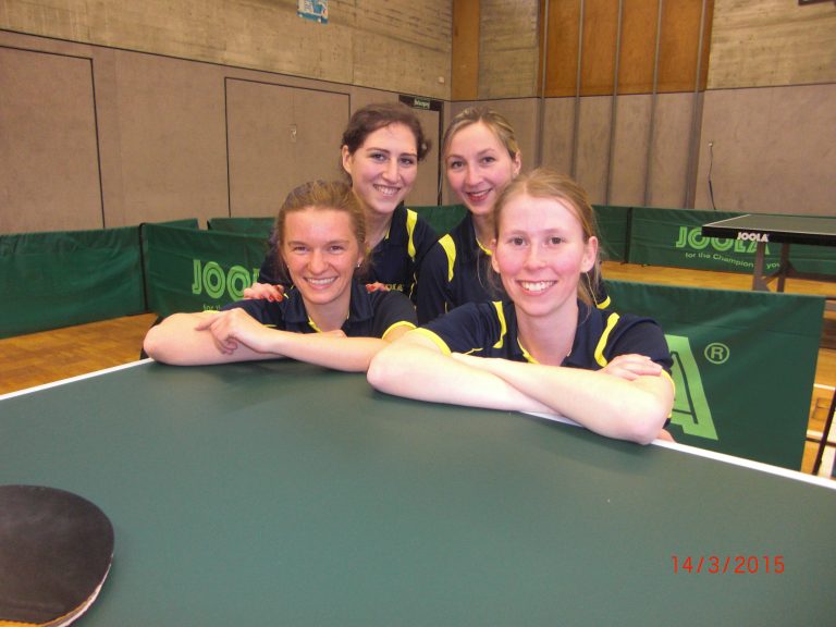 Tischtennis: 1.Damen und 1.Herren mit Heimspielen am Samstag