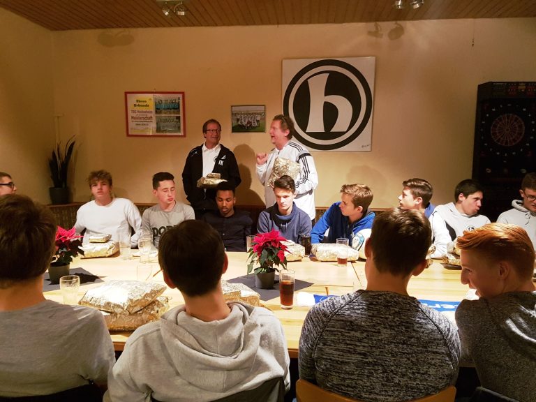 Weihnachtsfeier der B1-Fußballjunioren