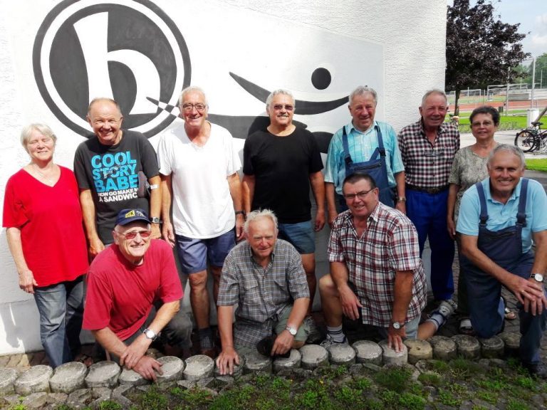 Schnappschuss vom TSG-Rentner-Arbeitseinsatz am 16.August