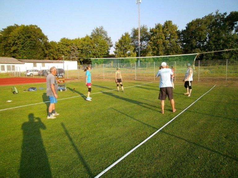Ende der Freiluftsaison Indiaca