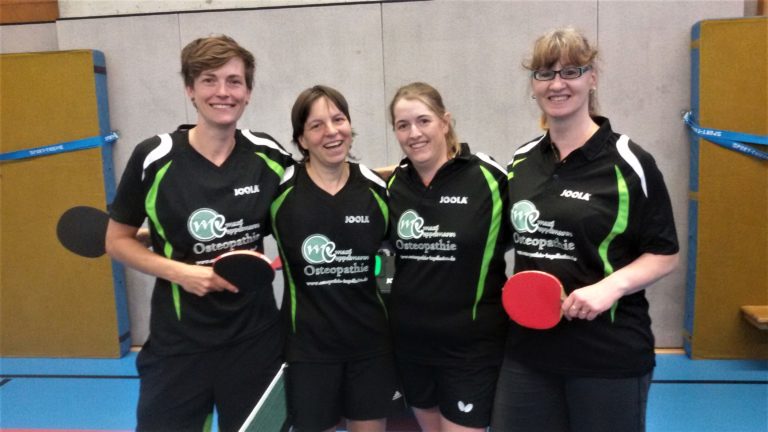 Neue 3.Tischtennis-Damenmannschaft: vor allem Erfahrungen und Spielpraxis sammeln