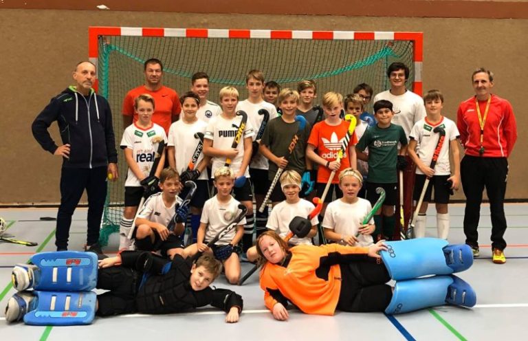 Gipfeltreffen der Hockey U-12-Spieler in Heidesheim