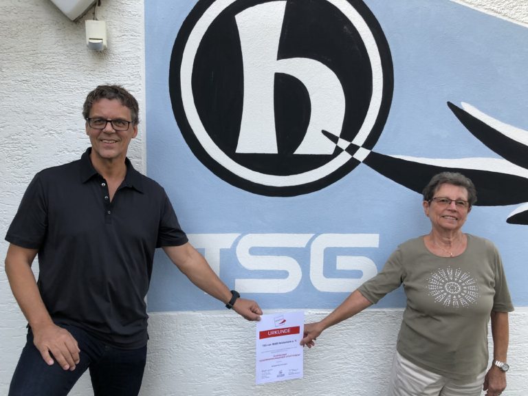 TSG Heidesheim ist weiterhin „Seniorenfreundlicher Sportverein“