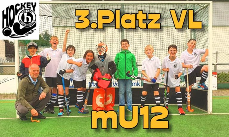 2. Mannschaft der Hockey mU12 – 3. Platz in VL