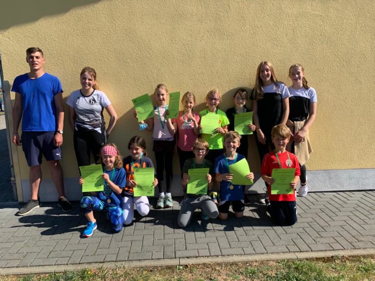Leichtathletik-Kinder mit toller Wettkampf-Premiere