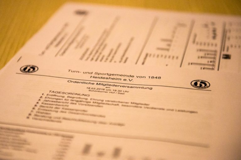 Einladung zur Mitgliederversammlung am 29. Oktober 2021