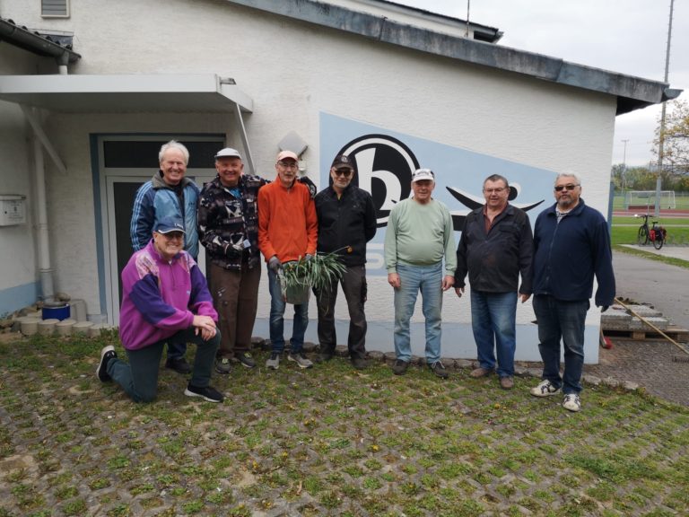 Erster Arbeitseinsatz der TSG-Rentner